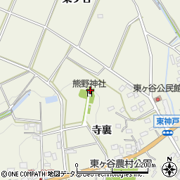 愛知県田原市東神戸町寺裏3周辺の地図