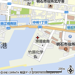 兵庫県明石市中崎周辺の地図