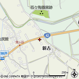 愛知県田原市東神戸町新古33周辺の地図
