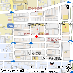 卸センター事務局前周辺の地図