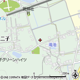 岡山県倉敷市二子1557周辺の地図