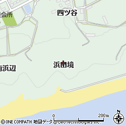 愛知県田原市六連町（浜田境）周辺の地図