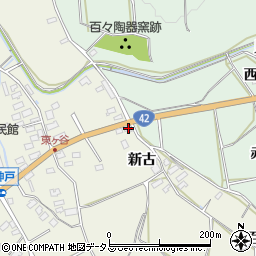 愛知県田原市東神戸町新古周辺の地図