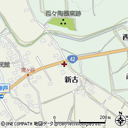 愛知県田原市東神戸町（新古）周辺の地図