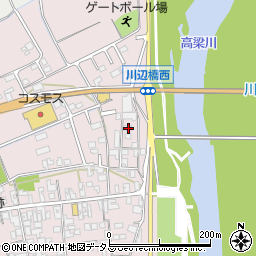 岡山県倉敷市真備町川辺323周辺の地図