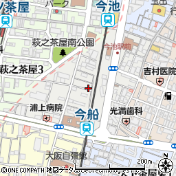 大阪府大阪市西成区天下茶屋北周辺の地図