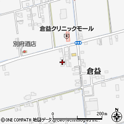 岡山県岡山市中区倉益180-14周辺の地図