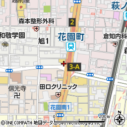 大阪眼鏡院周辺の地図