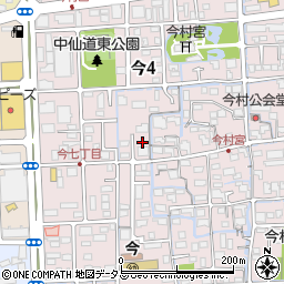 岡山県岡山市北区今4丁目5周辺の地図
