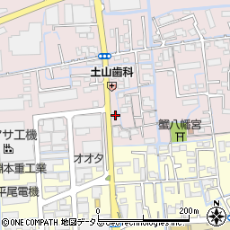 岡山県岡山市北区久米44周辺の地図