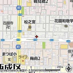ファミリーマート旭二丁目店周辺の地図