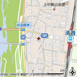 岡山県総社市清音上中島323周辺の地図