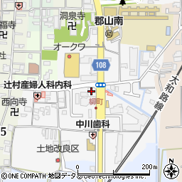 セコム株式会社　大和郡山支社周辺の地図