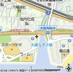 兵庫県明石市大蔵海岸通周辺の地図