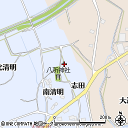 愛知県田原市大草町志田28周辺の地図