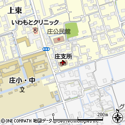 倉敷市役所庄支所周辺の地図