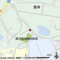 愛知県田原市大久保町黒河47周辺の地図