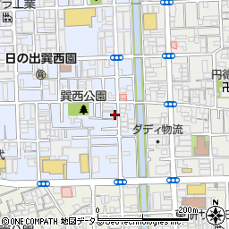 因幡鍍金工業周辺の地図