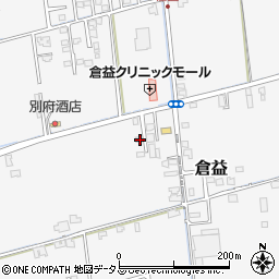 岡山県岡山市中区倉益180周辺の地図