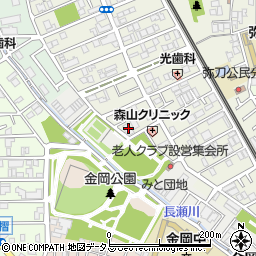 内科・外科　北川医院周辺の地図