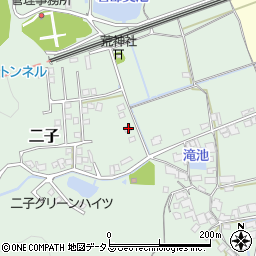 岡山県倉敷市二子1654周辺の地図