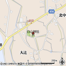 愛知県田原市西神戸町大辻139周辺の地図