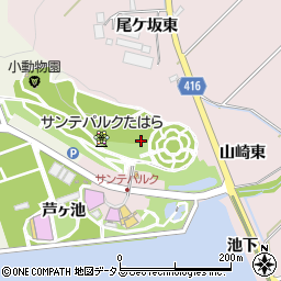 愛知県田原市野田町西山崎周辺の地図