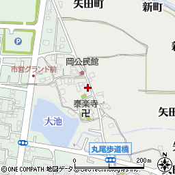 奈良県大和郡山市矢田町5485-1周辺の地図