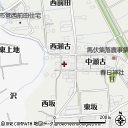愛知県田原市馬伏町西瀬古323周辺の地図