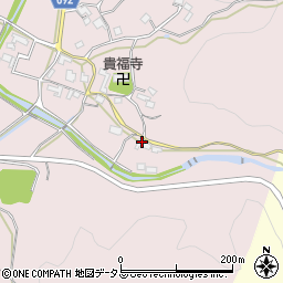 三重県名張市上小波田924周辺の地図