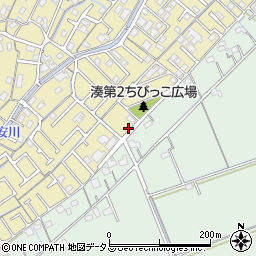 岡山県岡山市中区湊269-8周辺の地図