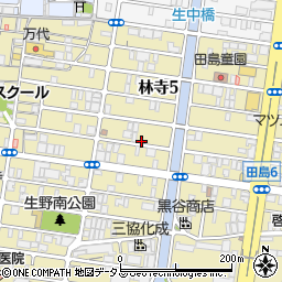 オカノ製菓周辺の地図