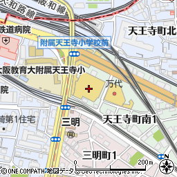 ホームセンターコーナン天王寺店周辺の地図