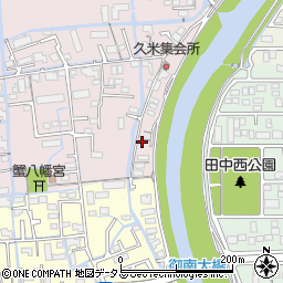 岡山県岡山市北区久米429周辺の地図
