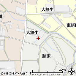 愛知県田原市南神戸町大無生周辺の地図