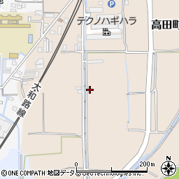 奈良県大和郡山市高田町171周辺の地図