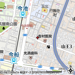 西成警察署飛田交番周辺の地図
