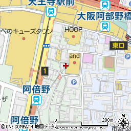 大阪府大阪市阿倍野区阿倍野筋2丁目1-26周辺の地図
