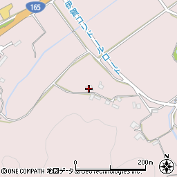 三重県名張市上小波田1082周辺の地図