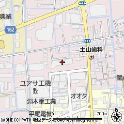 岡山県岡山市北区久米33周辺の地図