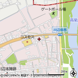 岡山県倉敷市真備町川辺335周辺の地図