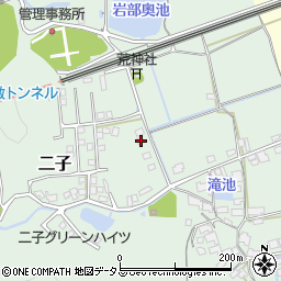 岡山県倉敷市二子1653周辺の地図