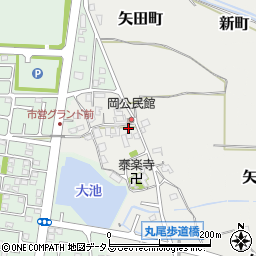 奈良県大和郡山市矢田町5462-2周辺の地図