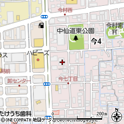 岡山県岡山市北区今4丁目14-5周辺の地図