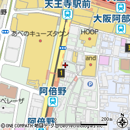 大阪府大阪市阿倍野区阿倍野筋2丁目1-24周辺の地図