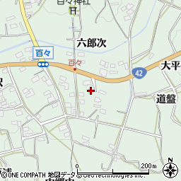 愛知県田原市六連町六郎次周辺の地図