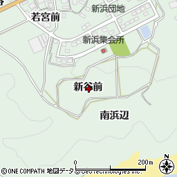 愛知県田原市六連町新谷前周辺の地図