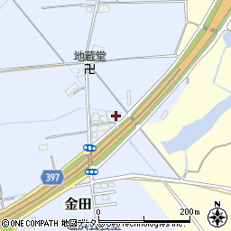 岡山県岡山市東区金田422周辺の地図