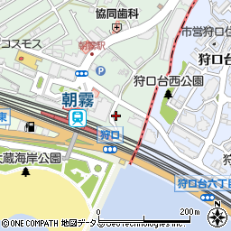 ＧＳパーク朝霧駅前駐車場周辺の地図