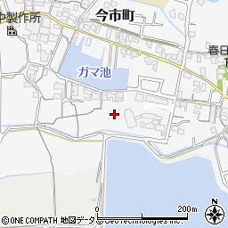 奈良県奈良市今市町周辺の地図